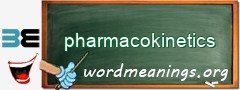 WordMeaning blackboard for pharmacokinetics